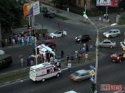 В Ставрополе «Мерседес» протаранил «скорую помощь»