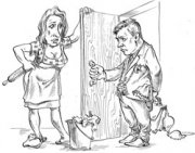 Муж уехал в командировку