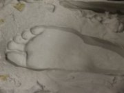 Слепок стопы Анатолия Тимощука