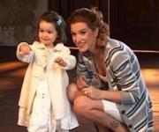 Бородина обучает 2-летнюю дочь английскому языку