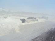 Под Ставрополем из-за снежного заноса скопилось около 200 автомобилей