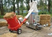 Поляки поделились опытом по переработке соломы в топливные брикеты