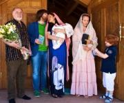 Эвелина Бледанс окрестила сына