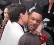 Украинский журналист извинился за попытку поцеловать Уилла Смита