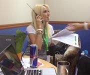 Лера Кудрявцева показала закулисье Муз-ТВ