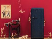 Представлен оригинальный джинсовый холодильник