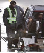 Наоми Кэмпбелл на инвалидной коляске