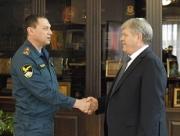 Валерий Зеренков провел встречу с  начальником ГУ МЧС России по Ставропольскому краю