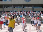 В Ставрополе прошла флешмоб-акция «Детская Россия пристегивается!»