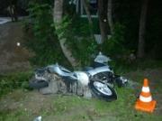 Под Ставрополем разбился водитель скутера, его пассажир - в коме