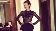 Кэти Топурия полностью показала свою грудь