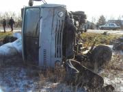 В Советском районе девушка на «KIA» врезалась в грузовик