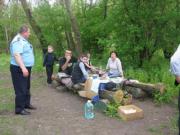 В праздничные дни пожарные проводят профилактические беседы с населением