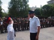 Лучший казачий класс Ставрополя наградили почётным вымпелом