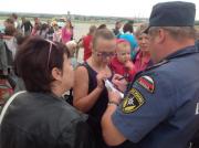 На Ставрополье прибыл самолёт с вынужденными переселенцами из Украины