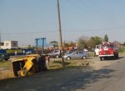 В Светлограде машина врезалась в маршрутку