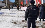 Полиция была на страже в День защитников Отечества