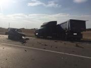 На Ставрополье «Мерседес» протаранил 4 автомобиля. Есть жертвы.