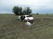 На Ставрополье иномарка съехала в кювет, пострадал один человек