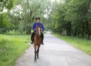 Пятигорск патрулируют конные казаки