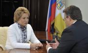 На Ставрополье прибыла Валентина Матвиенко